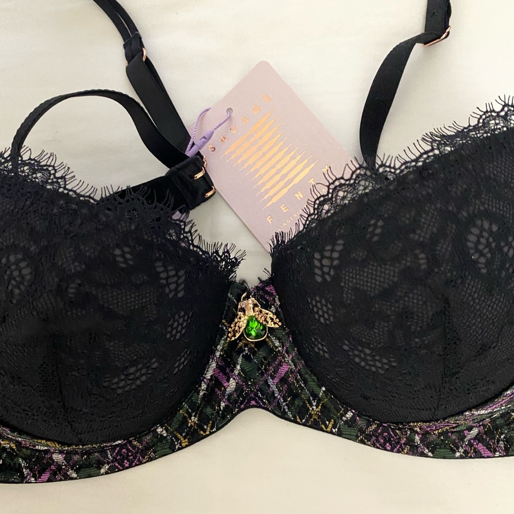 NWT Savage X Fenty by Rihanna A Little Tart Balconette Bra Size 36D. - Picture 5 of 11